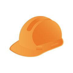 Construction Safety Helmet – Industrial Hard Hat Vector Illustration