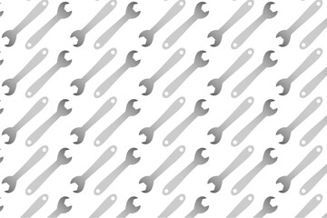 Seamless Wrench Pattern - Industrial and Mechanical Background Design