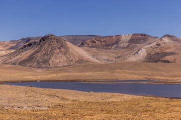 Lake near Mismi volcano, Peru
