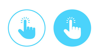 Hand cursor icon vector. cursor sign and symbol. hand cursor icon clik