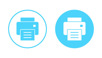 Print icon vector. printer sign and symbol