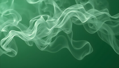 녹색신비로운실크연기