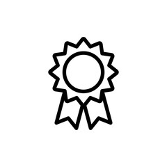 Badge icon vector illustration. Awards icon vector. Achieve sign and symbols. Stamp