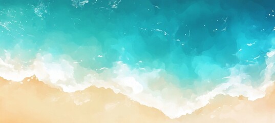 Azure Ocean Meets Golden Sand