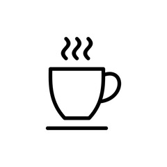 coffee cup icon vector illustration. cup a coffee sign and symbol