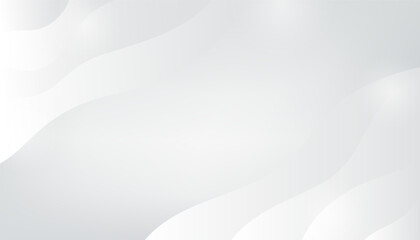 Abstract gray background with white lights dynamic curve. Vector illustration