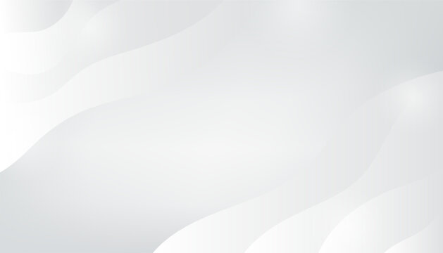 Abstract gray background with white lights dynamic curve. Vector illustration