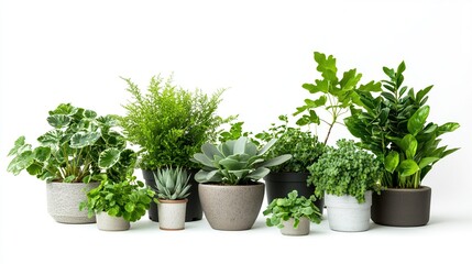 Obraz premium Collection of potted houseplants. (2)