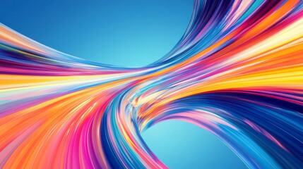 High-speed abstract motion background with vibrant dynamic streaks on a blue gradient backdrop, showcasing energetic movement and sport-inspired flow for modern banners, posters, and digital design co