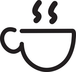 Naklejka premium 커피