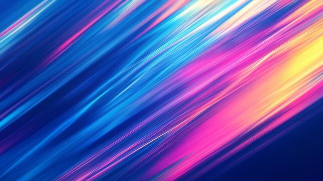 High-speed abstract motion background with vibrant dynamic streaks on a blue gradient backdrop, showcasing energetic movement and sport-inspired flow for modern banners, posters, and digital design co