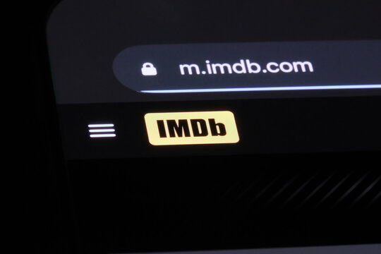 Shanghai,China-March 17th 2025: IMDb website logo