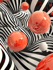 3d shapes abstract 