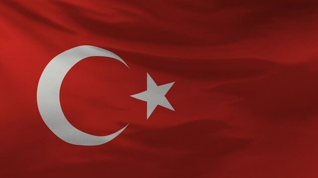 Turkey Flag Animation 4K