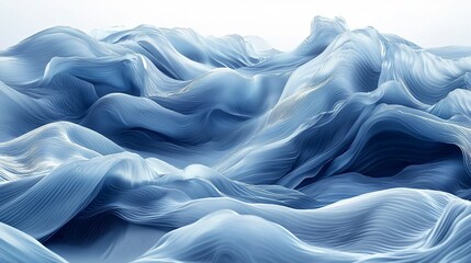 Obraz premium Dynamic Ocean Waves Captured in Stunning Detail Abstract Art Serene Environment Aerial View Fluid Motion Concept