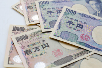 Japanese banknote yen, Japanese money