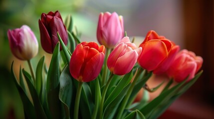 Naklejka premium tulips