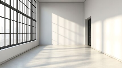 Empty Room with Sunlight and Shadows / 日光と影のある空の部屋