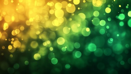 Abstract bokeh background with warm and cool tones