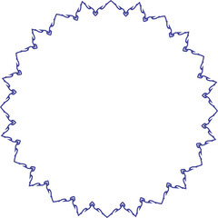 round frame for your design or text