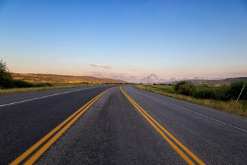 Fototapeta premium Sunrise on Grand Teton National Park