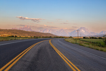 Sunrise on Grand Teton National Park