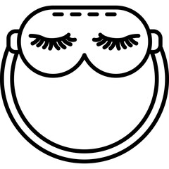 Sleeping mask Icon