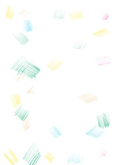 名称未設定のアートワークカラフルな四角い紙吹雪の舞い散るような背景イラスト