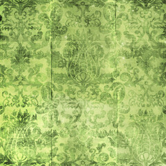 Paper vintage damask and baroque, floral seamless ornamental pattern fabric background 