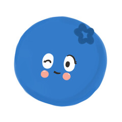 A cartoon of blueberry
