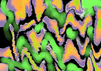 Abstract Idea of painted watercolor wallpaper or background. Backdrop of psychology emotion and confusion feeling.  