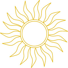 Elegant Boho Sun Element Set