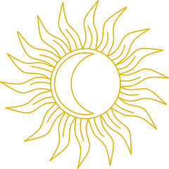 Elegant Boho Sun Element Set