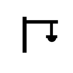 street lamp silhouette