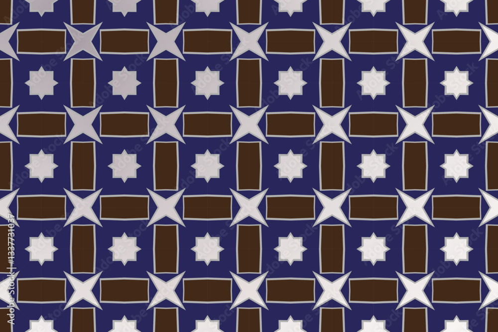 Poster vector seamless geometric pattern. abstract repeating geometric design