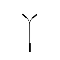 street lamp silhouette