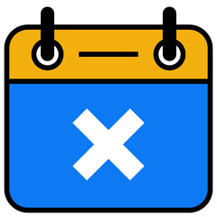 Obraz premium Unavailable Filled outline icon