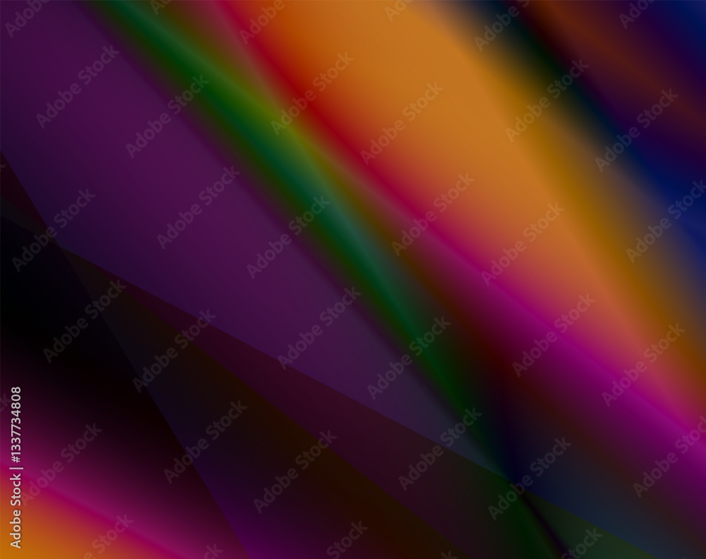 Poster abstract rainbow gradient background with blurred edges