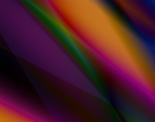 Abstract Rainbow Gradient Background With Blurred Edges