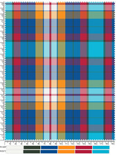 Textured fabric swatch for shirt designing.