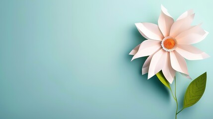 Fototapeta premium Vintage Flower - Embellished Mother's Day Background: Paying Tribute to Profound Motherly Love with Flowers of Bygone Years