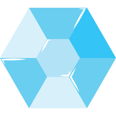 Diamond Flat Illustration