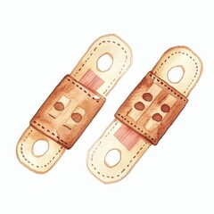 medical bandage watercolor design
