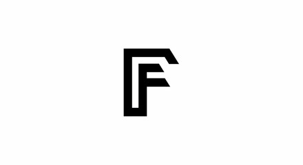 Obraz premium letter F