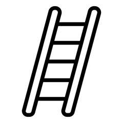 Ladder icon. Vector line icon