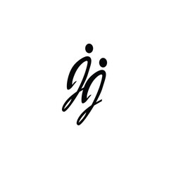 Logo JJ Simple Minimalist Letter