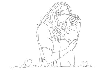 Mother and Newborn Baby – Tender Love and Bonding