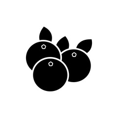 Cranberry icon Vector flat, simple illustration for web and app..eps