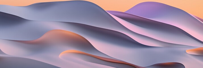 Obraz premium Abstract Sand Dunes with Soft Light and Shadow Creating a Serene Scene