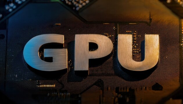 High-Resolution Image of GPU with Blurred Background